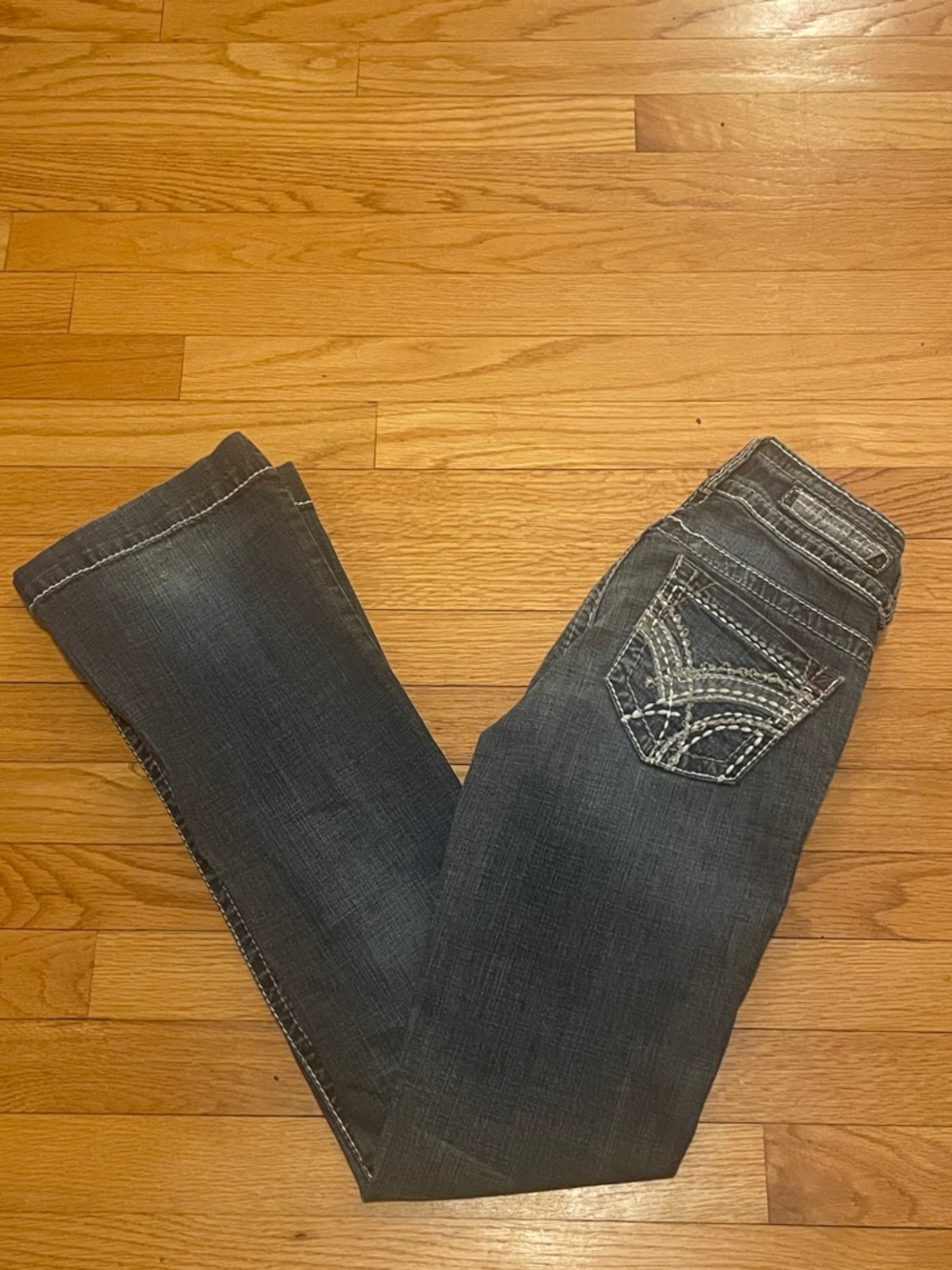 Vintage Hydraulic womens Bootcut Jeans Bailey slim boot Low Rise Y2K Denim